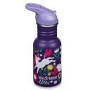 Klean Kanteen Kid Classic Sport tērauda ūdens pudele bērniem no 3 gadu vecuma Unicorn, 355ml