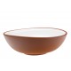 Vaidava Ceramics kolekcija Zeme bļoda balta izliekta, 240x90mm, 2l