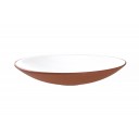 Vaidava Ceramics kolekcija Zeme bļoda balta milzu, 390x60mm