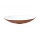 Vaidava Ceramics kolekcija Zeme bļoda balta milzu, 390x60mm