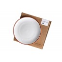 Vaidava Ceramics kolekcija Zeme šķīvis balts, vidējais 220x25mm