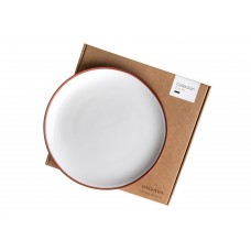Vaidava Ceramics kolekcija Zeme šķīvis balts, lielais 265x25mm